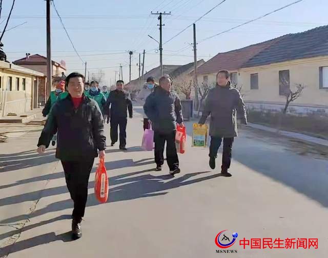 #迎新春 民建在行动# 民建即墨一支部开展寒冬送温暖慰问活动