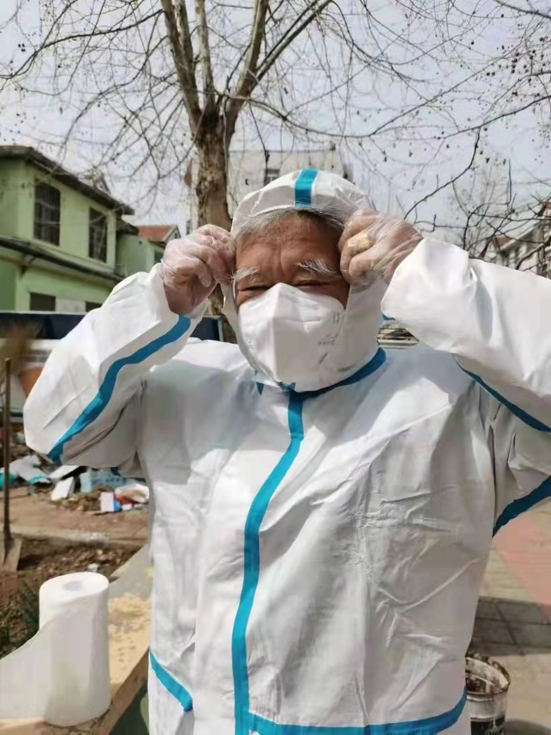 防控一线的“最美身影”——莱西市水集街道月湖街社区退伍老兵宋建国
