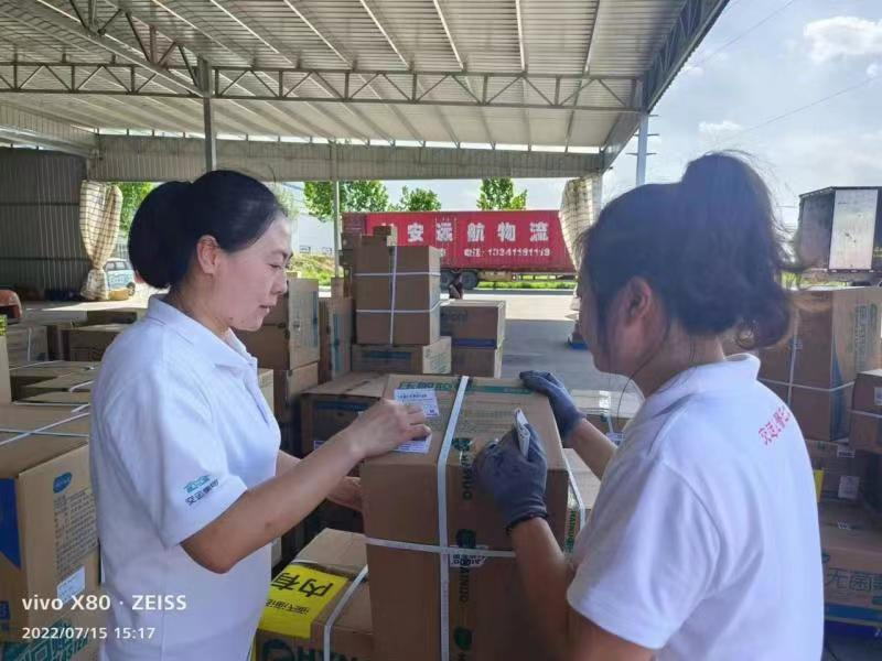 莱西交运姜山物流高温考出“交运效率”