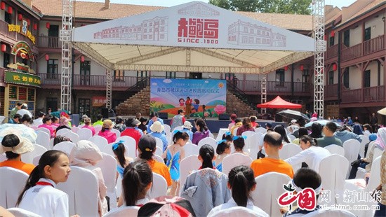 青岛市毽球运动进校园启动仪式暨玫瑰芳华夏之语艺术节成功举办